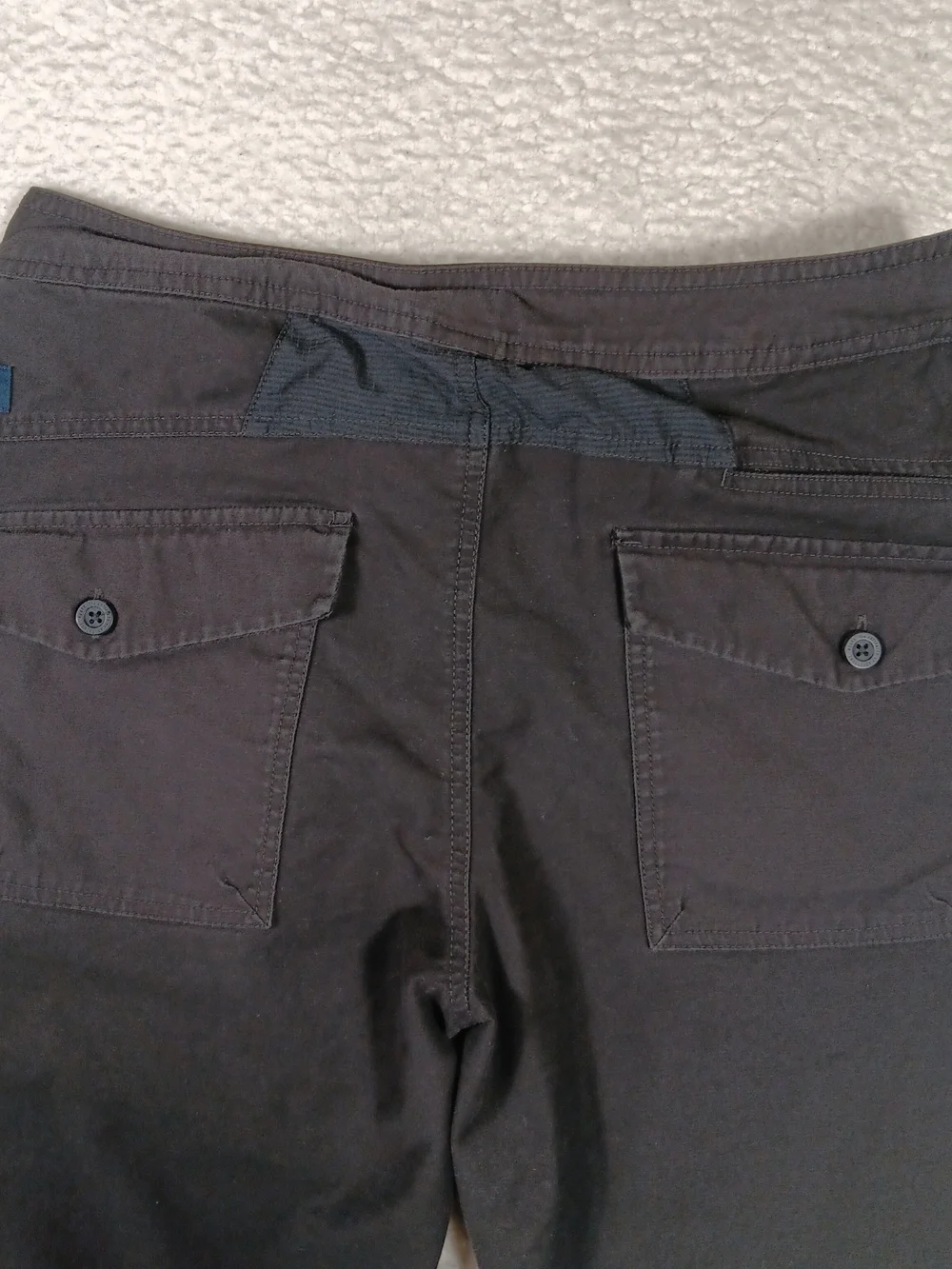 Roark Pants Mens 31 Black Layover Traveler Slim Fit Drawstring Outdoor Gorpcore